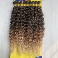 Ekstensi Rambut Grosir JAMBALAYA 9pcs Pack Serat Protein Bio Organik Sintetis Anyaman Keriting Set Bundel Rambut