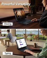 Étui clavier magnétique fin avec pavé tactile multi-touch et rétroéclairage 7 couleurs pour iPad Air 13 pouces Pro 13 pouces M5 M4