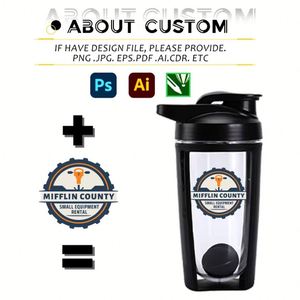 Custom Logo 500ml Protein <b>Shaker</b> Water <b>Bottle</b> Hot Sale Workout BPA Free Sporting Gym Shake Cup With Mixer Ball - Product Image 3