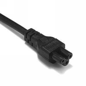 Cordon de rallonge à angle droit EU 2 broches IEC320 C5 5M/16Ft Long câble d'<span class=keywords><strong>alimentation</strong></span> pour <span class=keywords><strong>ordinateur</strong></span> portable HP Dell <span class=keywords><strong>Asus</strong></span> moniteur Scooter <span class=keywords><strong>ordinateur</strong></span> - Product Image 3