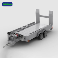 Nouvelles Mini-Briques de Construction Nostalgiques Rouges, Meilleures Ventes pour Garçons, Briques MOC, Jouets Camions, Modèles de Camions, Remorques, Voitures, Ensembles de Briques de Construction