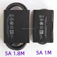 Câble USB-C de type C pour téléphone, 1m 1.8m, 3A 5A, charge super rapide, compatible Samsung S26 S25U S24+