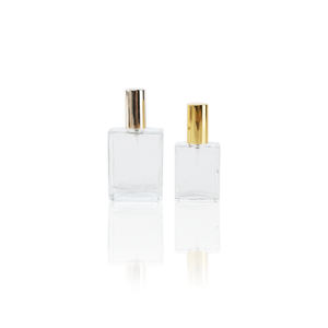 Bán Buôn Rỗng Hình Chữ Nhật 15Ml 30Ml 50Ml 100Ml Vuông Thủy Tinh Cuộn Trên Chai Tinh Dầu Mắt Con Lăn Chai Với Nắp - Product Image 1