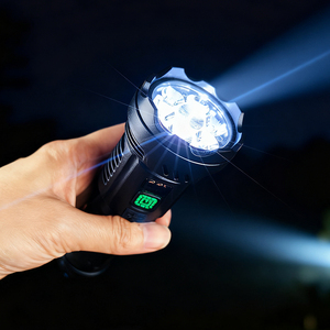 Nhà Máy Bán buôn New đơn giản và thực tế chi phí-hiệu quả siêu sáng LED USB không thấm nước ABS Đèn pin sạc Torch - Product Image 5