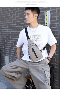 New Fashion Nylon Sling <b>Backpack</b> Crossbody Bag Chest Bag Daypack Fanny Pack for Outdoors Hiking Traveling - Product Image 6