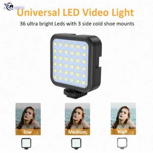 Kit de vlogging portable pour smartphone KIT05, équipement de diffusion, kit de réalisation vidéo avec micro canon, lumière LED, trépied pour <span class=keywords><strong>Tik</strong></span> Tok Record - Product Image 4