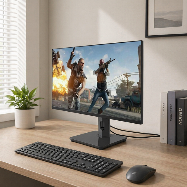 OEM ODM New 27" Ultra-thin Borderless Desktop Computer Wide Touch Screen Display 1080p 75Hz 100Hz Home Office Gaming Display