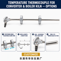 Thermocouple de préchauffage pour convertisseur HUADONG 300 tonnes, protection en céramique en alliage haute température à montage réglable