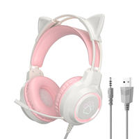 Casque audio supra-auriculaire de haute qualité, son surround 3D, microphone filaire inclus, câble tressé, étanche IPX-3