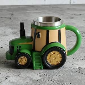 Nouvelle tasse vintage verte transfrontalière pour tracteur agricole, tasse tracteur - Product Image 2