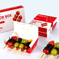 Caja personalizada para hamburguesas y caja de papel para medicamentos - Caja personalizada impresa para hawthornes confitados