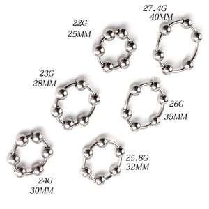 Nouveau produit métal Six perles anneau orgasme jouets sexuels pour hommes Gay retarder l'éjaculation durable gland anneaux de verrouillage produits pour adultes - Product Image 3