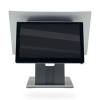 Système de point de vente (PDV) double écran pour supermarché, restaurant, petite entreprise, caisse enregistreuse, Windows 10, comptoir