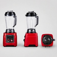 Blender Komersial untuk Restoran Kafe Bar Smoothie Jus Buah Penghancur Es Pengolah Makanan 3L 220V Rumah Tangga Mobil 5-Kecepatan Dapur