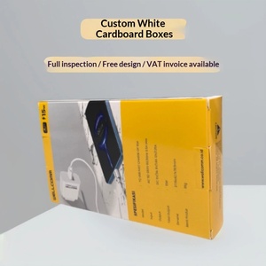 Boîtes de charge rapide personnalisées, emballages pour batteries externes et cartons pour câbles avec design gratuit - Product Image 2