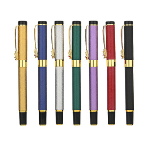Dragon Head Metal Ballpoint <b>Pen</b> Black Red Blue Silver Green <b>Gold</b> Purple Refill Custom Logo Engraving Promotional Gift - Product Image 3