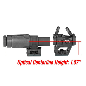 Chiến thuật <span class=keywords><strong>6x</strong></span> Kính lúp phạm vi <span class=keywords><strong>6x</strong></span> Sight với 30mm Phạm vi vòng quang QD Riser gắn kết ở <span class=keywords><strong>1</strong></span>.57 "Chiều cao trung tâm quang học phù hợp với 20mm gắn kết - Product Image 6