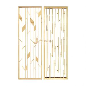 ANN007 Luxury Modern Design High-End 201 304 Stainless Steel Customized Art Theme Multi-Functional Durable Screen <b>Room</b> <b>Divider</b> - Product Image 4
