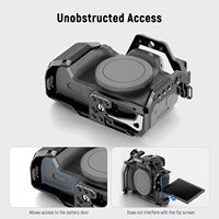 Cage NEEWER M50/M50 II pour Canon M50 M50 Mark II, Rig Vidéo en Aluminium avec Serre-câble, Rail NATO et Trous de Fixation ARRI