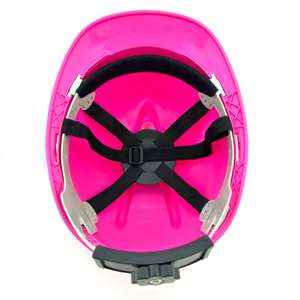 หมวกนิรภัยแบบแข็ง HDPE ราคาประหยัด ป้องกันฝุ่นละออง พร้อมโลโก้ สำหรับงานก่อสร้าง - Product Image 5