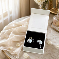 Emballage cadeau en velours pour les boutiques de marques, vente en gros