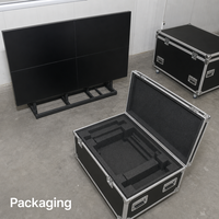 49 Inch LCD Video Wall 3.5mm Bezel 2x2 3x3 Matrix Splicing System for Security Monitoring Control Room