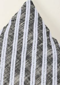 Funda de Cojín Cuadrada de Algodón TNT Natural Chembrey con Rayas Negras, Tejida a Mano, con Cierre de Cremallera para Sofá, Dormitorio, Sala de Estar, Decoración del Hogar - Product Image 3