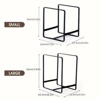 1 pièce Égouttoir à vaisselle en métal sur pied pour comptoir de cuisine, multifonctionnel, non pliable, pour assiettes et bols