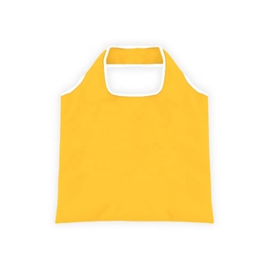 Bolsa de compras plegable de PET de poliéster reutilizable grande respetuosa con el medio ambiente personalizada, bolsa de supermercado reciclable con bolsa - Product Image 2