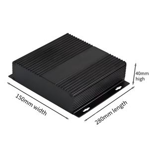 Tùy chỉnh CNC điều khiển công nghiệp cung cấp điện nhôm ép đùn vỏ vỏ tùy chỉnh tản nhiệt lớn làm mát vây thép không gỉ - Product Image 3