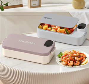 Lonchera Eléctrica Portátil, Recipiente <span class=keywords><strong>de</strong></span> <span class=keywords><strong>Acero</strong></span> <span class=keywords><strong>Inoxidable</strong></span> 304, Alimentación USB, Diseño sin Agua Añadida, para Calentar Comidas en la Oficina, el Automóvil y <span class=keywords><strong>de</strong></span> Viaje - Product Image 1
