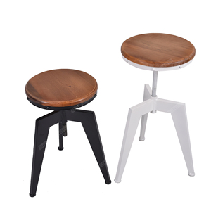 Công nghiệp cổ gấp kim loại thanh phân với ghế gỗ để bán - Product Image 5