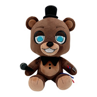 Roxgoct 25cm Super Doux Jouets En Peluche FNAF Freddy Fazbear Ours Foxy Lapin Bonnie Flétri Bonnie PP Coton Rempli Peluche Cadeaux