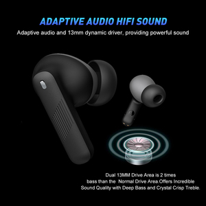 Enc עבור Bluetooth אוזניות אלחוטיות אמיתי hifi קול משחק אוזניות רעש משחק מקצועי ביטול מיקרופון מחשב Dj - Product Image 3