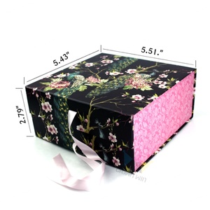 Boîte cadeau pliante en carton ondulé personnalisée Crown Win, boîte pliante magnétique en origami, boîte pliable en carton pour lunettes, boîtes en papier kraft - Product Image 5
