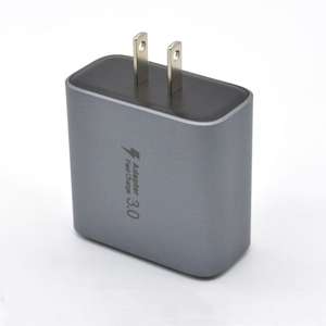 Быстрое зарядное устройство Essential 55W PD с 2 портами Type-C, 2 портами USB, защитой OCP, технологией QC3.0, GaN, для занятых профессионалов, стандарт EU, для дома, 20W - Product Image 1