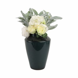 Vaso in ceramica a bocca larga per l'arredamento del soggiorno, vaso in terracotta per fiori, per la casa, la camera da letto, l'ufficio, per esposizione e decorazione. - Product Image 2
