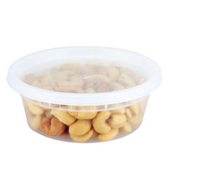 Produit phare : Ensemble de contenants de stockage ronds multifonctionnels de 8 oz, compatibles micro-ondes, avec couvercle, en plastique, boîte alimentaire type déli cup - Product Image 2