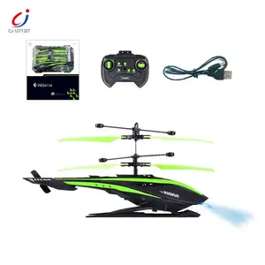 Chengji-juguete volador eléctrico de 2 canales para niños, juguete de inducción manual, helicóptero rc, precio más barato