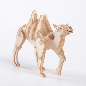 Nouveau design de <span class=keywords><strong>puzzle</strong></span> en bois découpé au laser, jouet éducatif, bricolage, assemblage d'animaux en carton, puzzles en bois 3D pour enfants - Product Image 6
