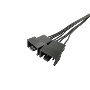 อุปกรณ์เสริมสำหรับระบายความร้อน4Pin Y Splitter CABLE เมนบอร์ด4Pin ตัวผู้-<span class=keywords><strong>3</strong></span>/4ขาตัวระบายความร้อนซีพียูเคสพีซีพัดลมสายเชื่อมต่อ - Product Image 5