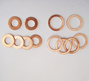 Junta de Cobre de Alta Calidad OEM, Tamaño Personalizado de 22 mm, Arandela de Sellado de Cobre Sólido - Product Image 2