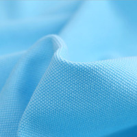 Tissu en coton pur 100%, vente en gros, maille piquée, pour polos