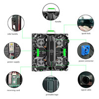 Módulo de Panel LED P5 SMD 32*16, Procesador de Video LED P3.91/P4.98, SDK para Aeropuertos, Pantalla LED a Todo Color para Exteriores Resistente al Agua, Distribuidor