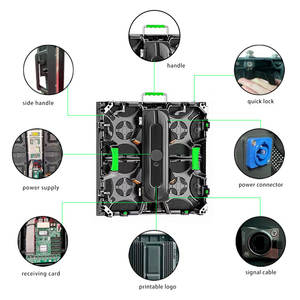 Pantalla LED para Video Wall, Interior/Exterior, Impermeable IP65, HD P3.91, para Alquiler, Eventos, Escenarios, Fondo Modular, Pantalla de Visualización Llave en Mano - Product Image 3