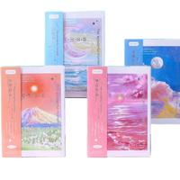 B5 Schüler-Kinder-Kartusche Tagebuch Notizbuch Kristall-Kunststoff-Bedeckung mit Sinn horizontal bedrucktes Papiermaterial Schreiben