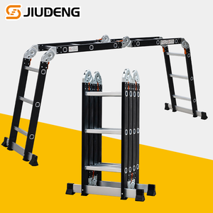 Échelle <span class=keywords><strong>pliante</strong></span> multi-usage 3m <span class=keywords><strong>4m</strong></span> 5m en acier au carbone, échelle à marches multi-positions, 150 kg - Product Image 3