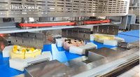 Machine de découpe de pâtisserie à ultrasons commerciale pour gâteaux ronds