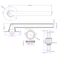 Buse d'air à angle droit en TPU de 150 mm, vanne de connexion de tuyau de tente extérieure, interrupteur Ben Guan, différentes tailles disponibles, consultation