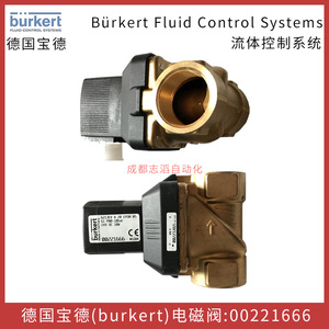 วาล์วแม่เหล็กไฟฟ้าเบิร์กเคิร์ต 00221666 24V DC 1/2 นิ้ว วาล์วควบคุมไดอะแฟรม - Product Image 3